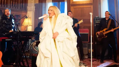 En la foto: Amaia Montero y La Oreja de Van Gogh