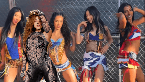 Katseye en el Parque Simón Bolívar y Shakira