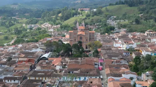 En la foto: Vista aerea de Jericó Antioquia